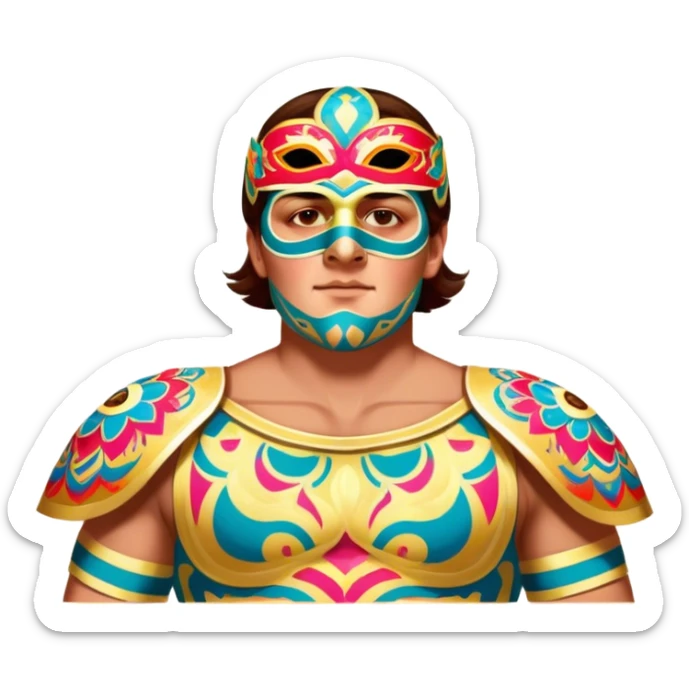 Luchador sticker