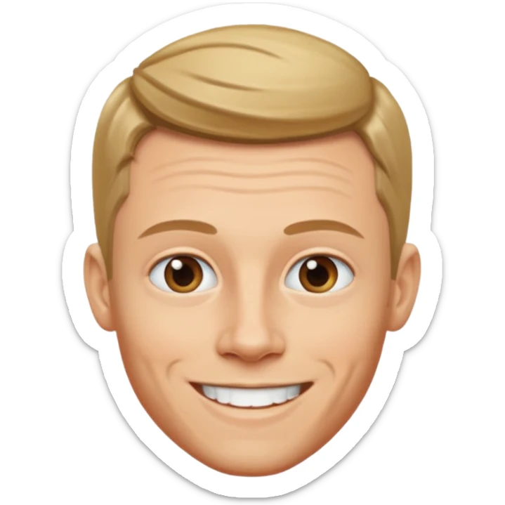 A super-realistic, cinematic, and indistinguishable from the real President of Finland, Alexander Stubb. sticker