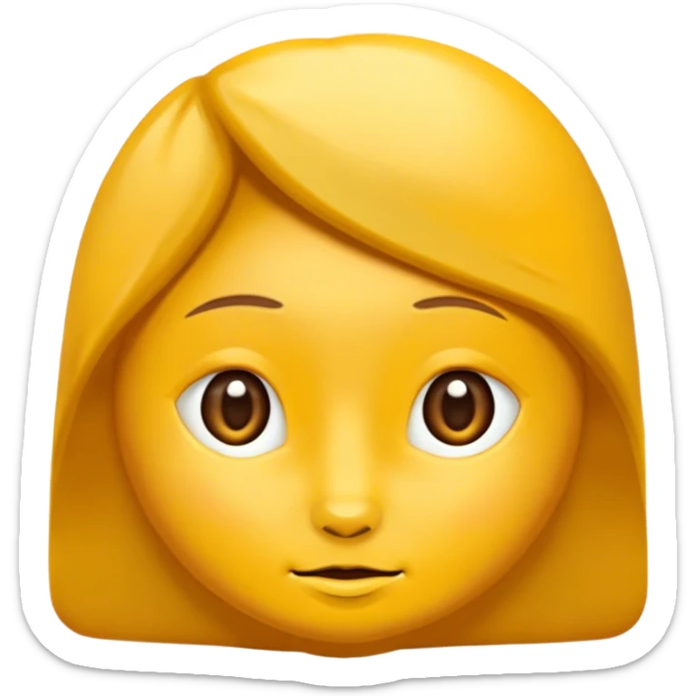 Monkey D. Luffy karakterinin hasır şapkasını takmış bir gözü kesik olduğu için kapalı olan girdap kaşlı kadın sticker