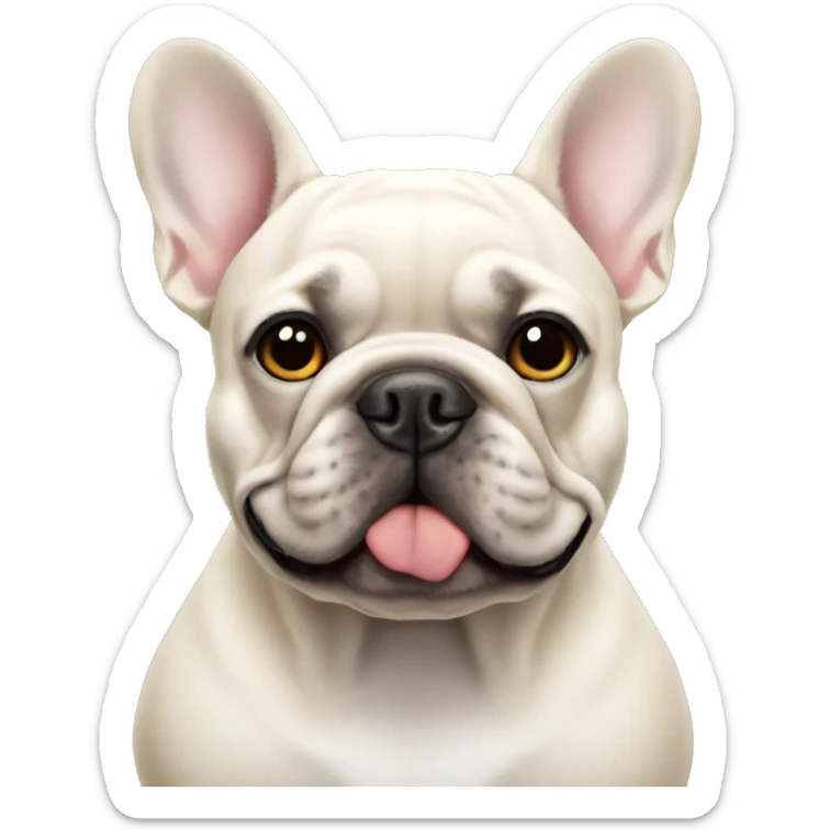 French bulldog  sticker