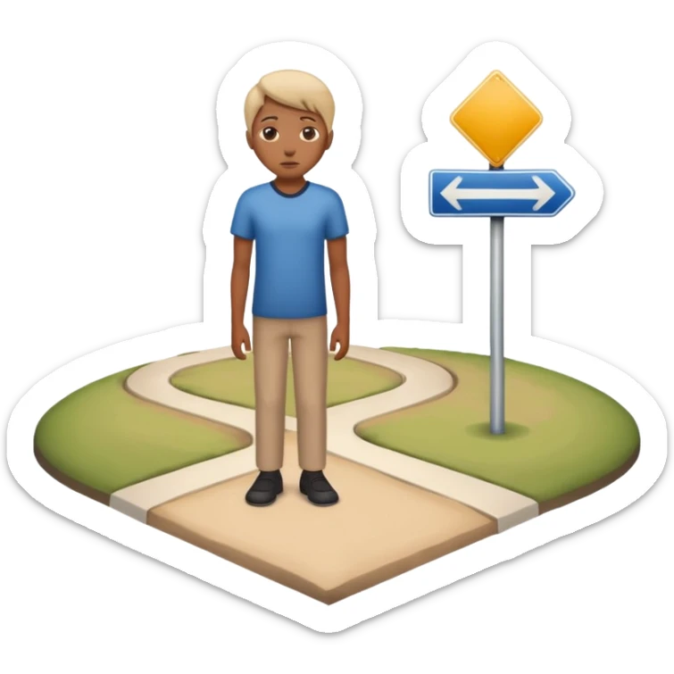 mach mir eine grafik die zeigt das man sien ganzes leben umkrempelt sticker