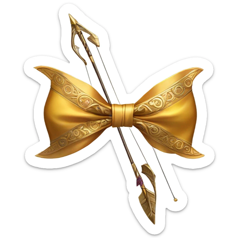 majestic bow and arrow sticker