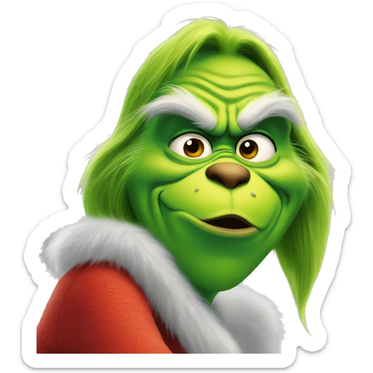 Grinch sticker