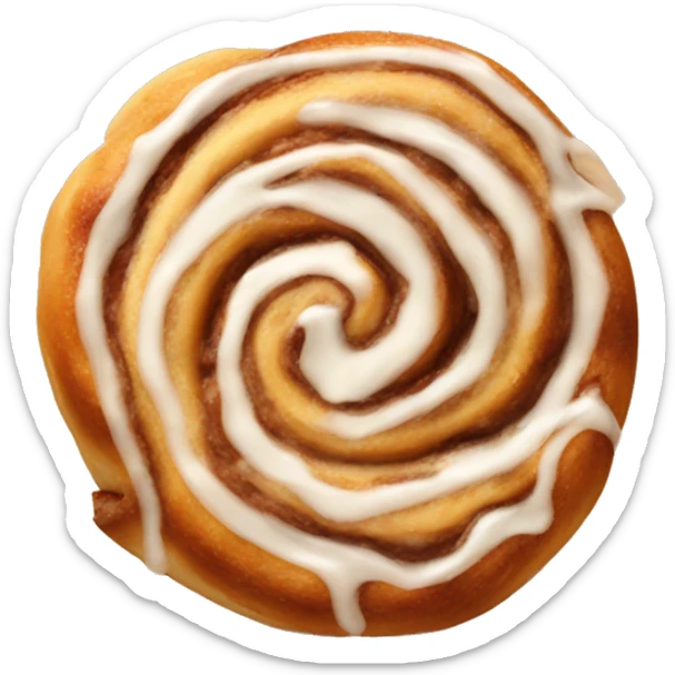 Cinnamon roll sticker