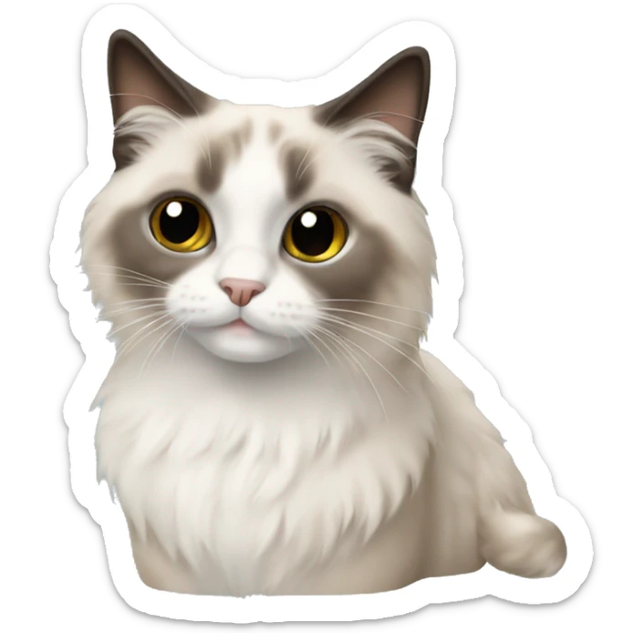 Ragdoll cat sticker