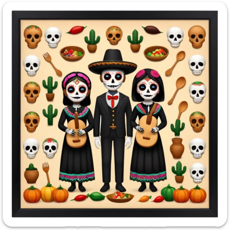 Day o the death, missing people, hereditary movie, museum,tacos,culture,museum in mexico, clothes o missing people, witches, witchcraft sticker