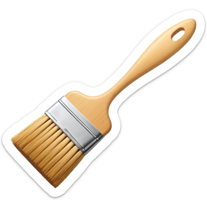 Brush sticker