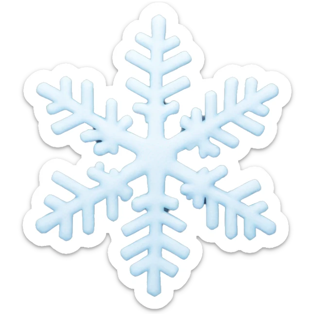 snowflake  sticker