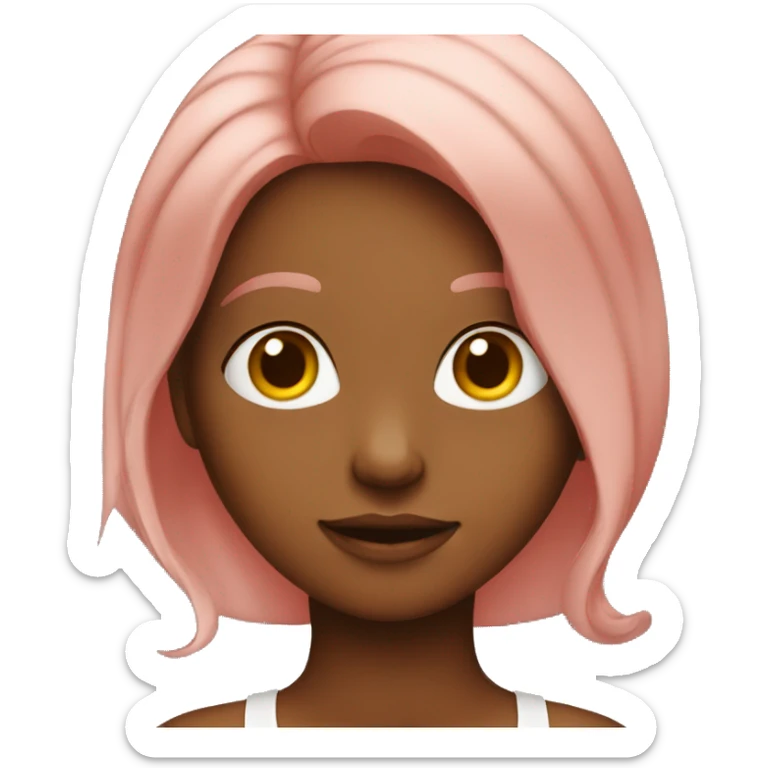 red hair girl  sticker