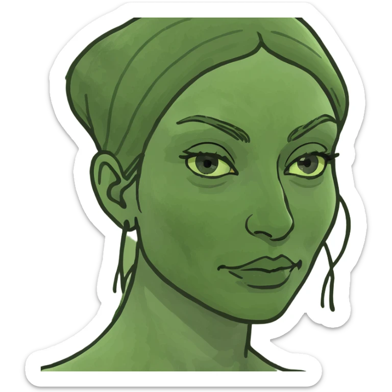 mujer bonita  sticker