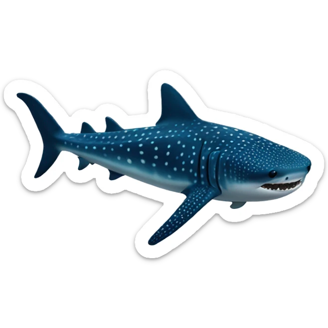 Whale shark sticker