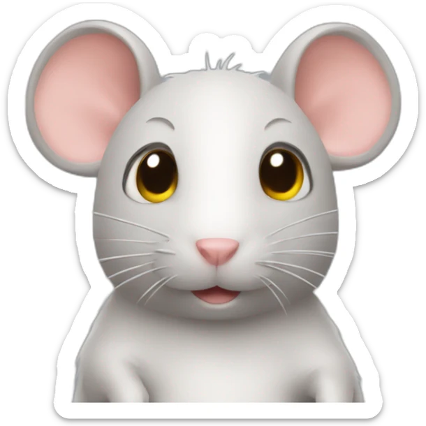 rat in porsche sticker