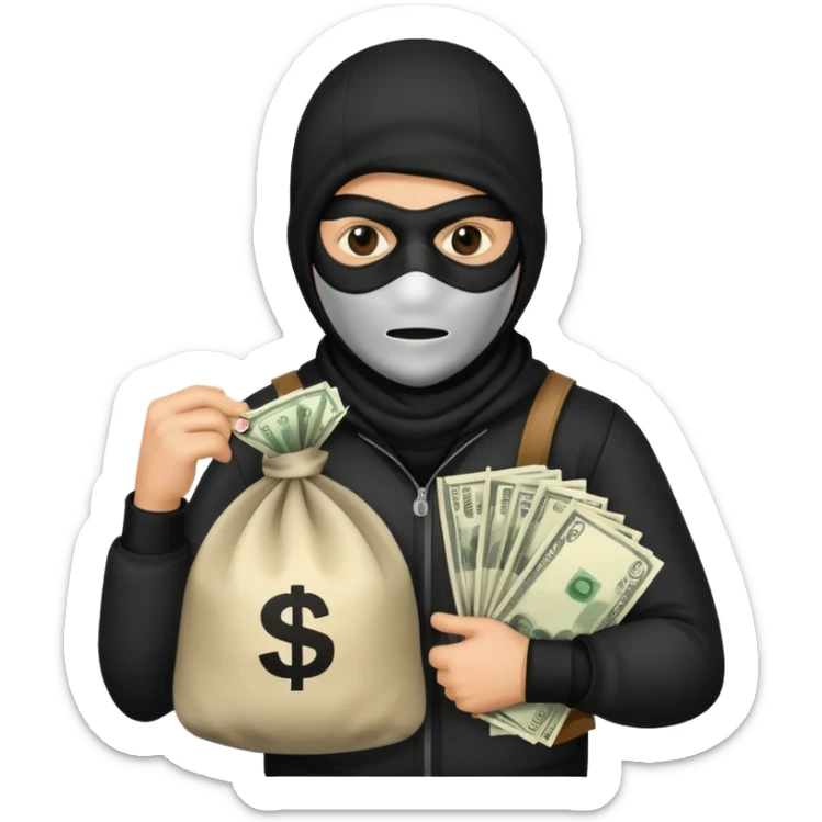 Грабитель sticker