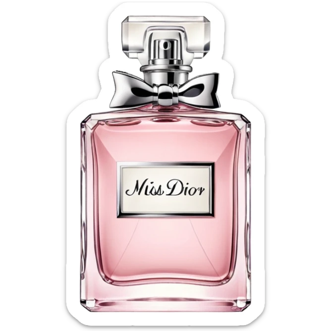 Miss dior perfume sticker