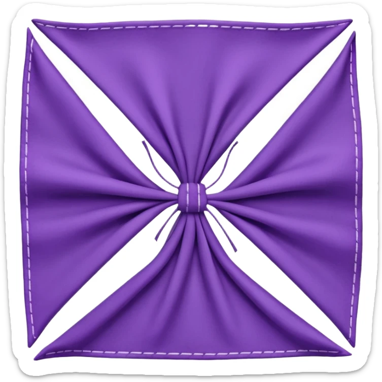 Purple bandana sticker