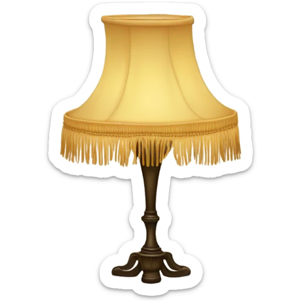 Leg lamp from the movie “A Christmas Story” sticker