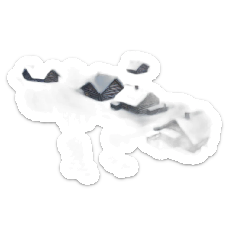 ukraine winter sticker