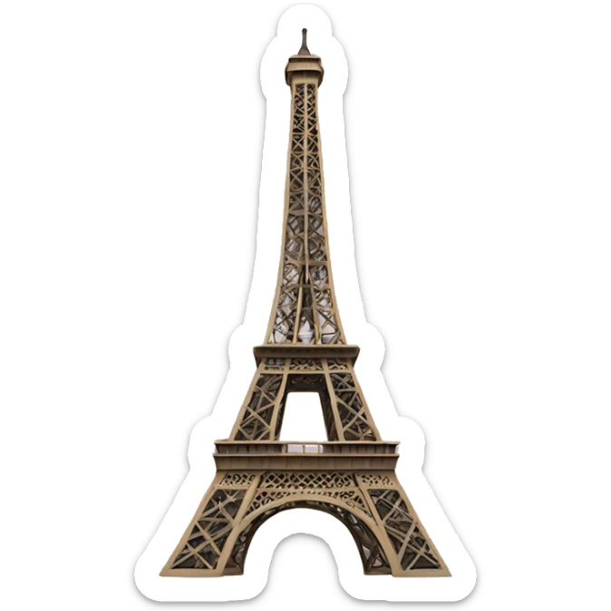 Eiffel tower sticker