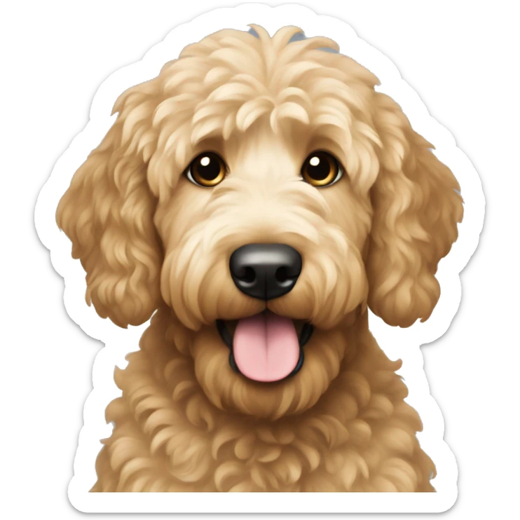 Goldendoodle sticker