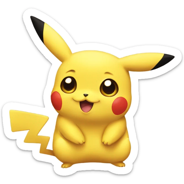 Pikachu sticker