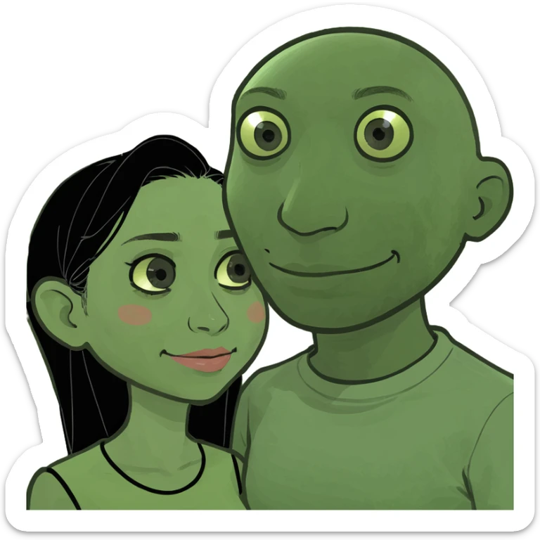 Jet Set Josh King Madrid and Tefi Valenzuela, Peruvian ex novia de millionario de digital, mingling at exclusive luxury fashion gala. sticker