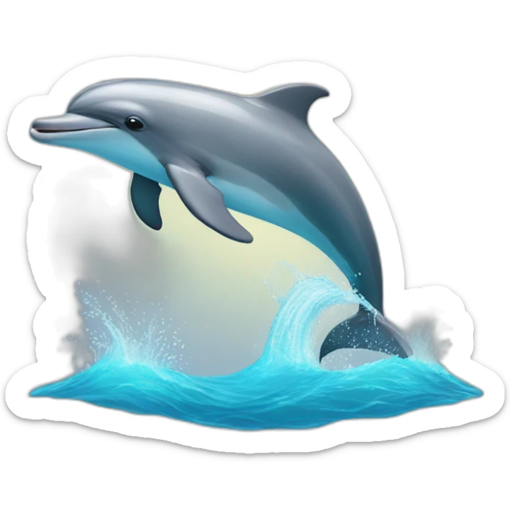 Dolphin sticker