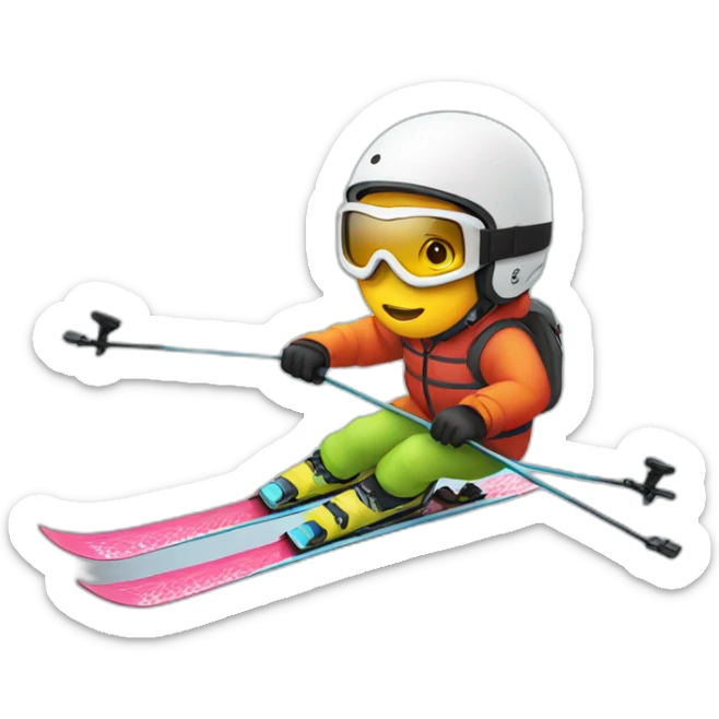 ski sticker