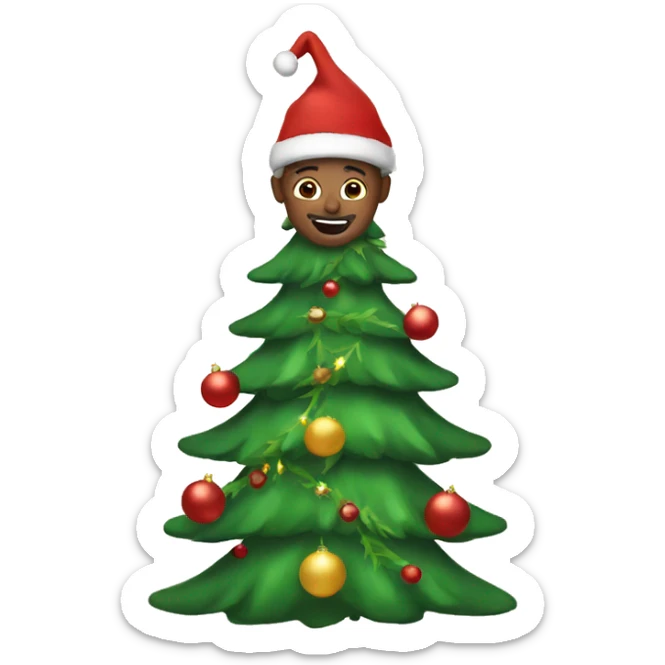 Christmas sticker