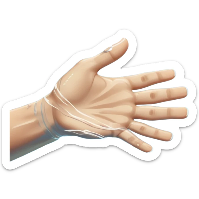 An icon showing a close-up of a swimmer’s hands cutting through the water in a pool. The swimmer is partially submerged, with water ripples and a blurred background, emphasizing the fluid motion and focus. Transparent background highlights the grace and speed of swimming sticker