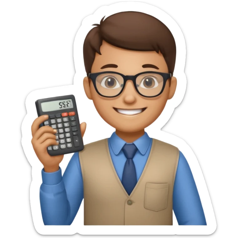 imagenes de una contador en caricatura y que mencione conta 365 sticker