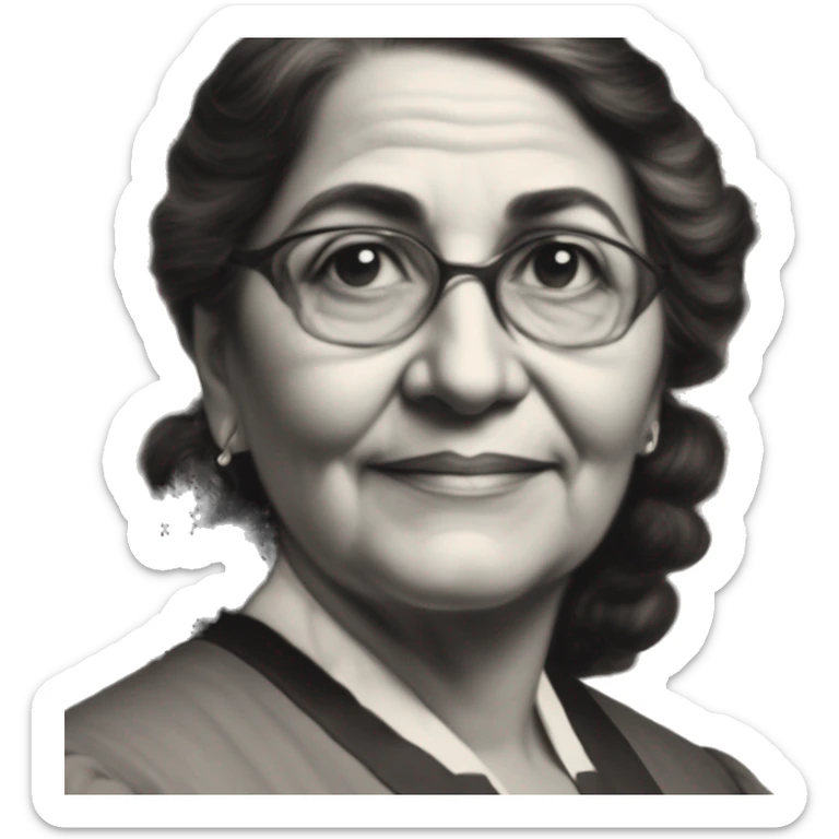 Julia Constancia de Burgos García was a Puerto Rican poet. As an advocate of Puerto Rican independence, she served as Secretary General of the Daughters of Freedom, the women's branch of the Puerto Rican Nationalist Party. burgundy  sticker