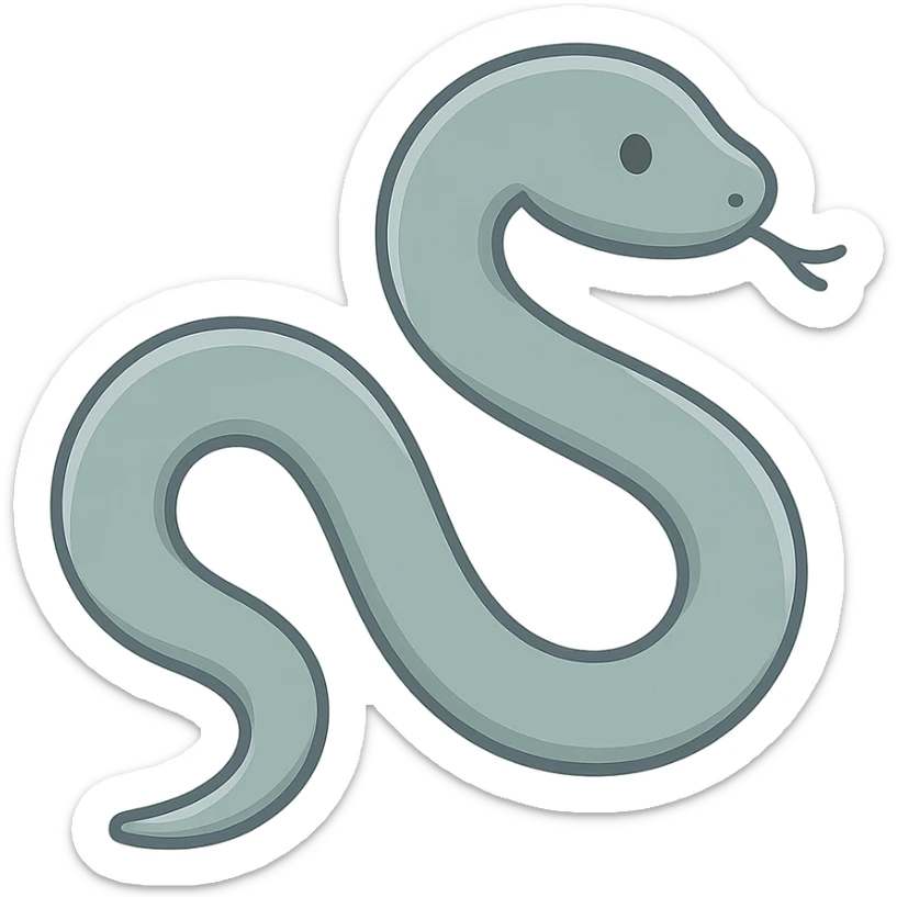 Edit the snake symbol of the year in Feng Shui, Chinese Eastern style with thin clean contours, soft rounded shapes, pastel palette #98B5BC, #B5B3C1, #C9A3C9, #E4C0CA, #F7DCD1, #F7C0AA, detailed shadows and highlights, soft lighting, transparent background, less cute, no decorative elements. Silhouette and appearance as in the reference. sticker