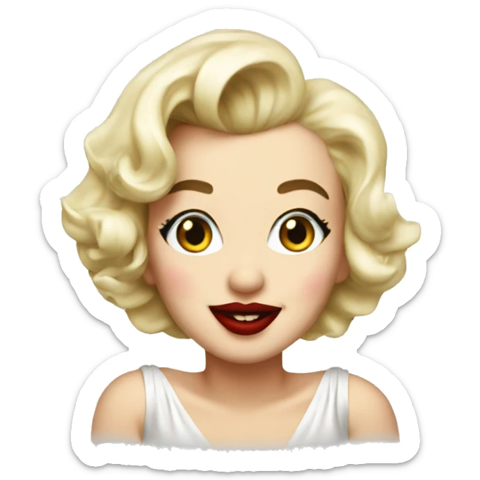 Marilyn Monroe sticker