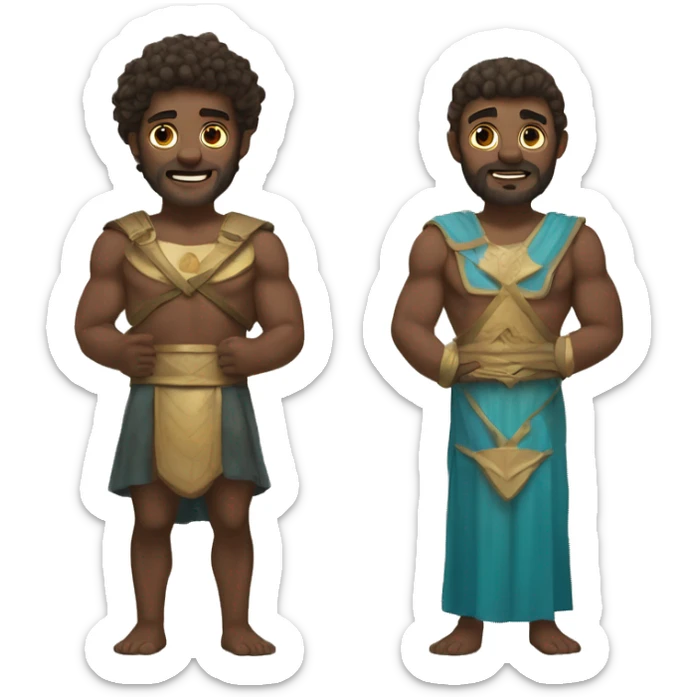 The twin brothers who are a giant demigods and sons of Poseidon sticker