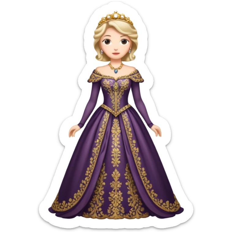 The character in Fairy Tale Beauty and the Beast, Mrs. Wardrobe sticker