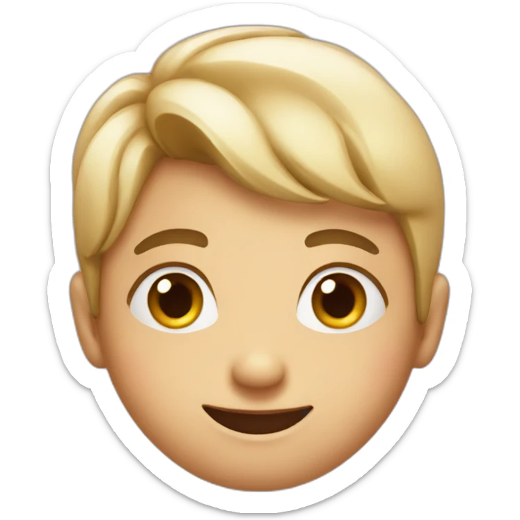 birthday face sticker