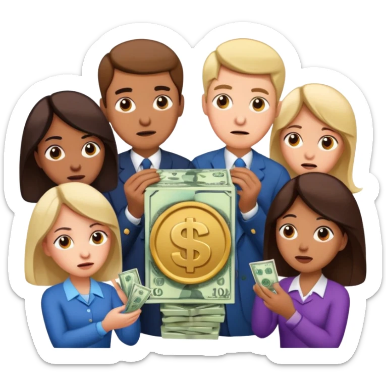 Most of them don’t even know what’s  the meaning of money sticker