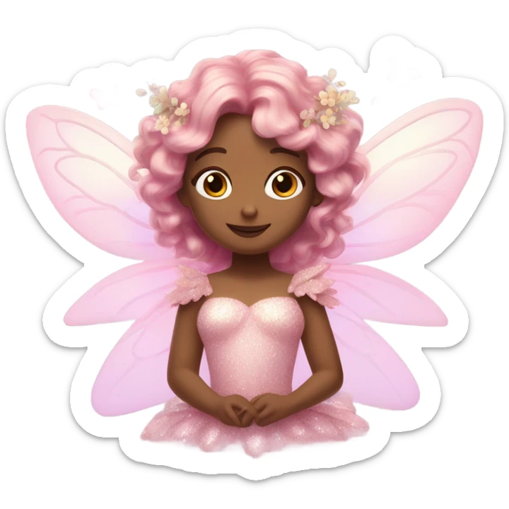 Pink fairy  sticker