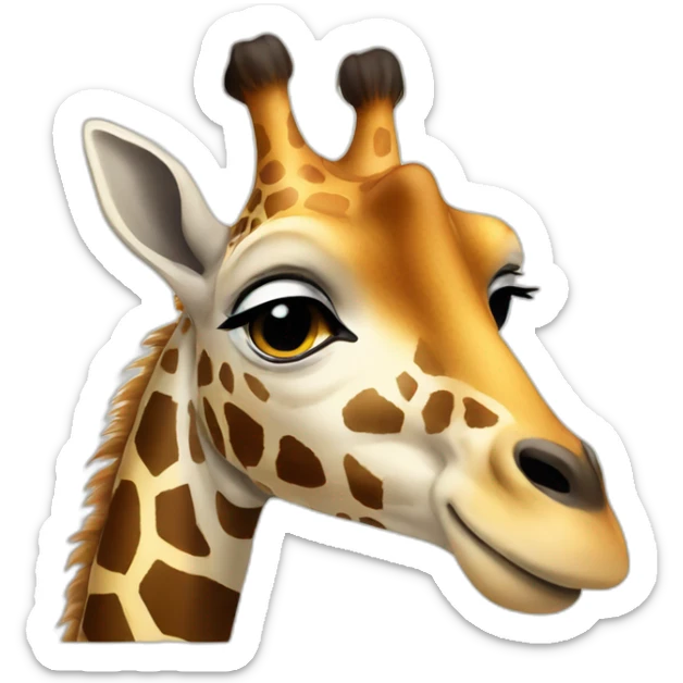 Girafe sticker