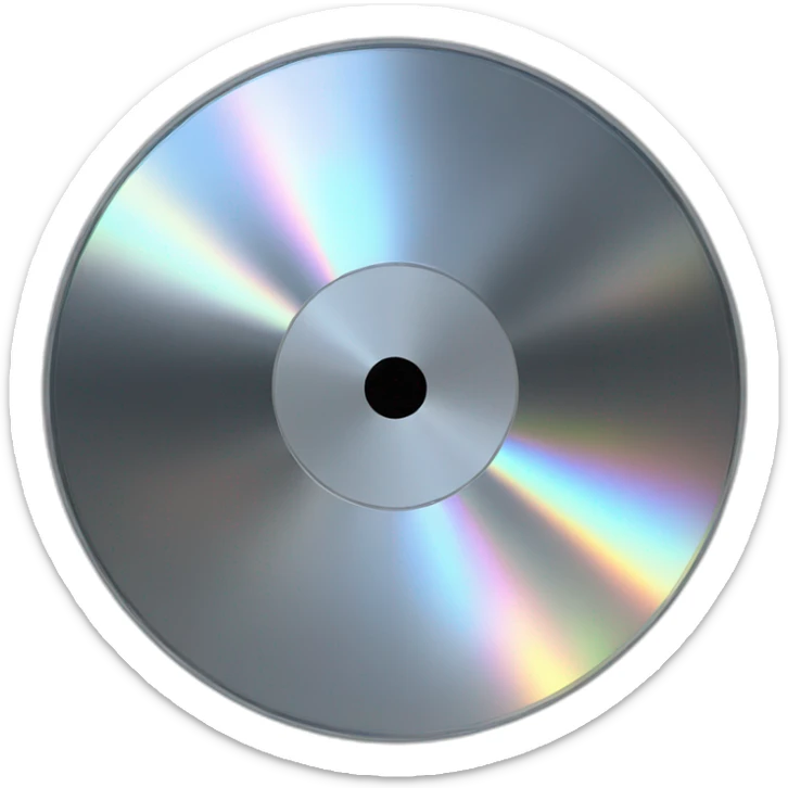 CD SPACE sticker