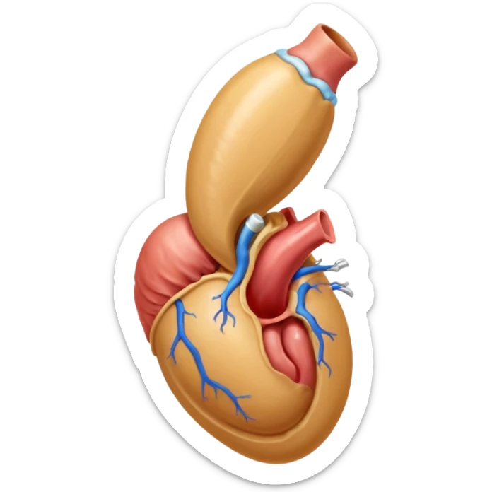 Veiny tan-colored male reproductive organ entering a moist vagina with parted lips sticker