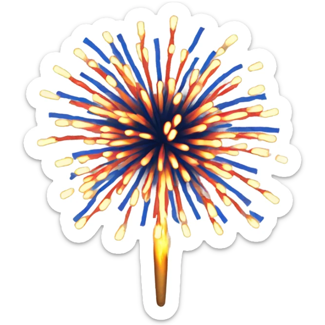 Firework sticker