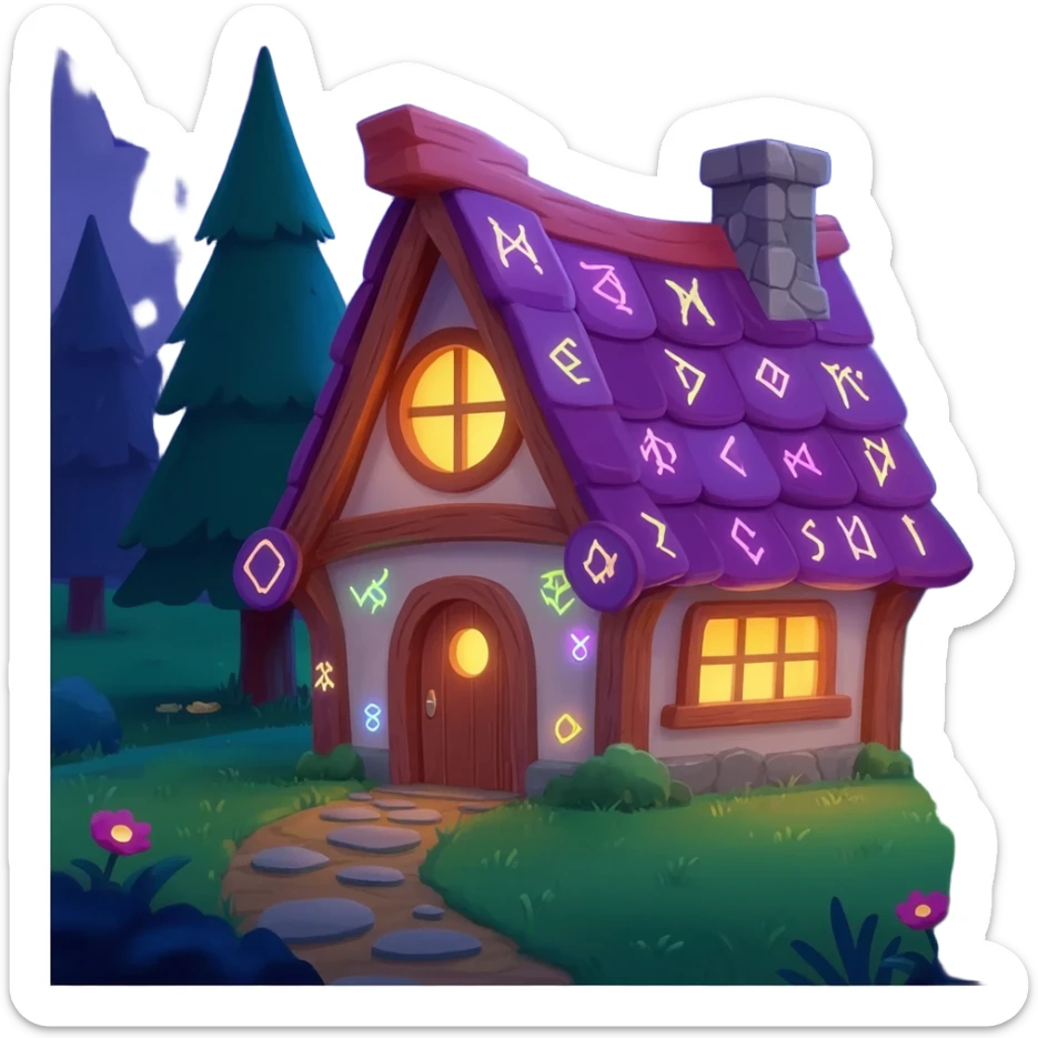 magic house sticker