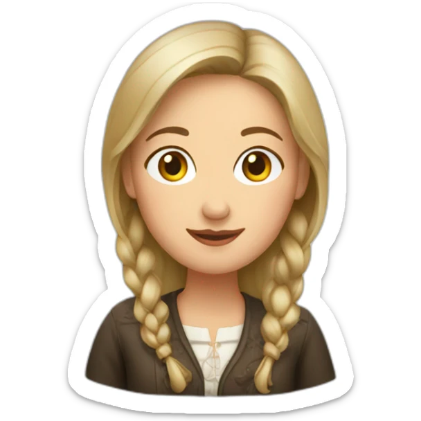 Polish woman sticker