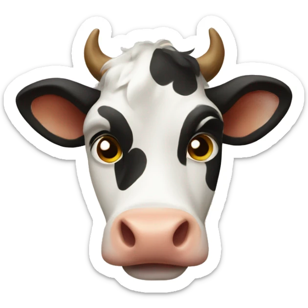 Cow sticker