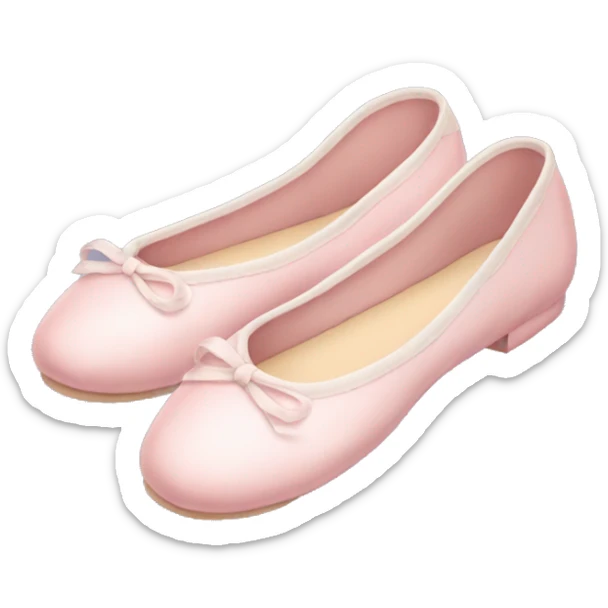 Pale pink ballet shoes sticker