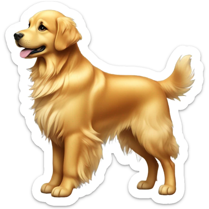 Golden retriever sticker