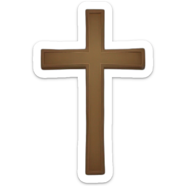 Cross sticker