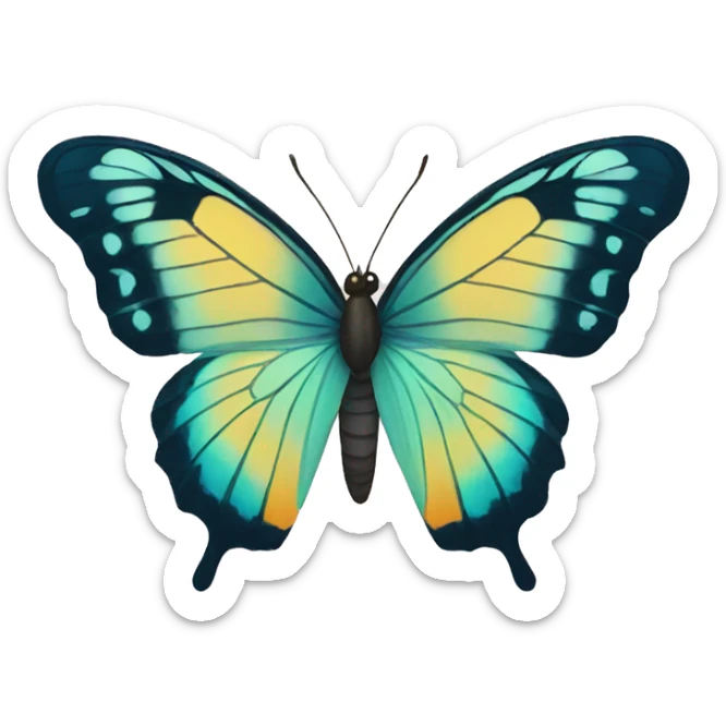 Butterfly sticker