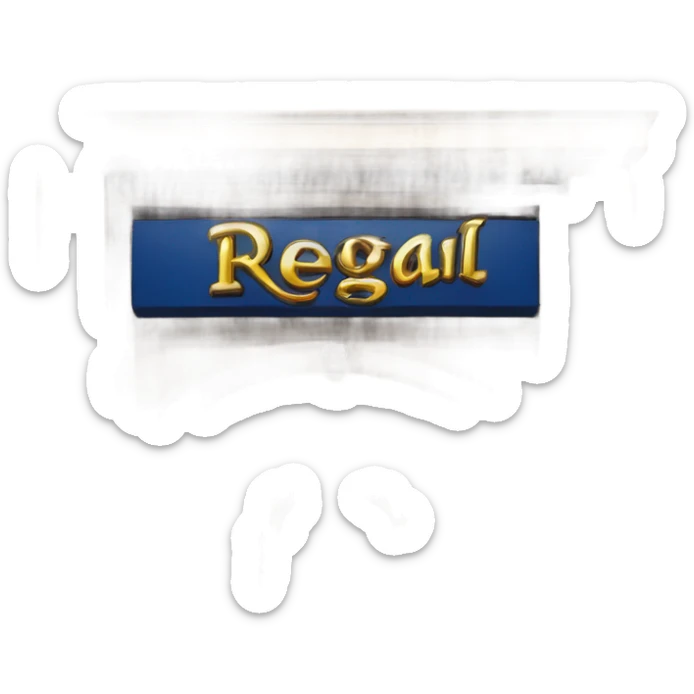Logo del regal Madrid 
 sticker